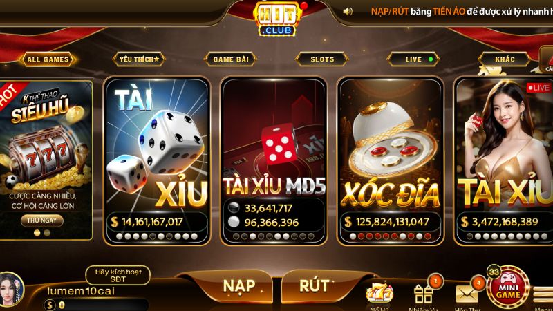 Khám Phá Kho Game "Hái Ra Tiền" Tại Hitclub Khám Phá Kho Game "Hái Ra Tiền" Tại Hitclub